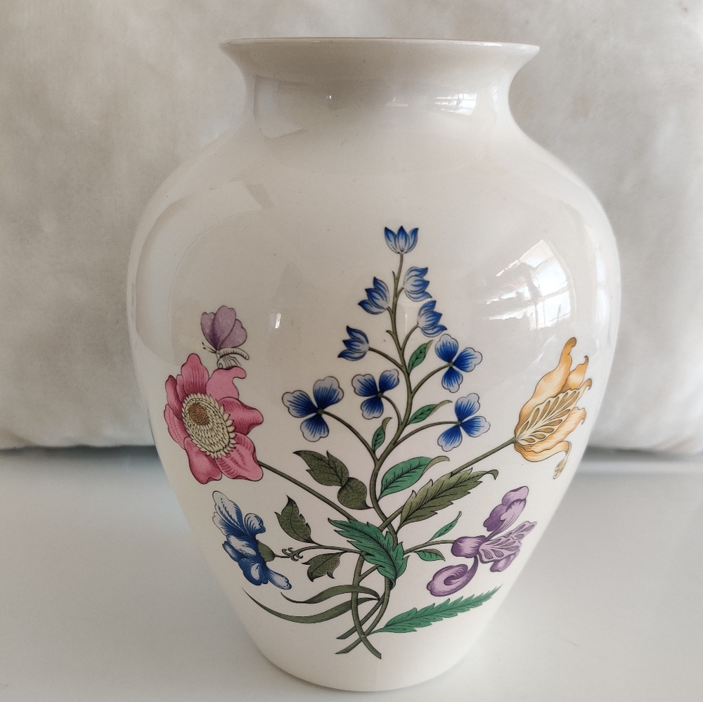 Vintage Spode England Floral Vase